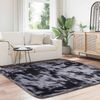 vidaXL Teppich Shaggy Hochflor NAVARRA Dunkelgrau 200x200 cm Polyester 4102880 Bild 3
