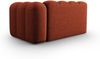 Micadoni Modulares Sofa Lupine 2-Sitzer Rechts Chenille Haga Terrakotta Bild 3