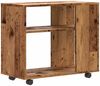 vidaXL Beistelltisch Altholz-Optik 70x35x55 cm Holzwerkstoff 856026 Bild 2