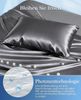 Elegear Kissenbezug Kühlender Kissenbezug 40x80/50x80cm kopfkissenbezug seide Q-Max>0,5, Kissenbezüge mit Arc-Chill 3.0 Technologie, Maschinenwaschbar, grau Bild 3