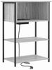 vidaXL Nachttisch Graues Sonoma 55 x 31 x 76 cm Holzwerkstoff 859503 Bild 2