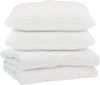 vidaXL Bettdecke mit Kissen 3 pcs Weiß Mikrofaser 3377439 Bild 2