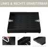 Home Nature Wohnkonzept Teleskopschublade für Küchenschrank, 2er Set, Ausziehschublade mit Klebehalterung ohne Bohren, 52 x 42 x 7,5 cm, ausziehbarer Organizer aus Karbonstahl, Vielseitig für Küche und Bad, Schwarz Bild 3