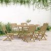 vidaXL Gartenstühle 6 Stk. Klappbar 48,5x61,5x87 cm Massivholz Akazie 3214228 Bild 3