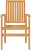 vidaXL 7-tlg. Garten-Essgruppe Massivholz Teak 3157918 Bild 5