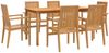 vidaXL 7-tlg. Garten-Essgruppe Massivholz Teak 3157918 Bild 2