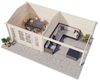 Alpholz Gartenhaus Freiburg Gartenhaus aus Holz Holzhaus mit 44 mm Wandstärke inklusive Terrasse Blockbohlenhaus mit Montagematerial Bild 3