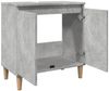Waschbeckenunterschrank Betongrau 58 x 33 x 60 cm Holzwerkstoff Bild 5