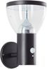 Brilliant AG Leuchten G40410-06 Tulip LED Außenwandleuchte Solar Bewegungsmelder schwarz IP44 Bild 2