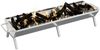 vidaXL Grill Silbern 158x42x31 cm Edelstahl 319968 Bild 3