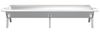 vidaXL Grill Silbern 158x42x31 cm Edelstahl 319968 Bild 4