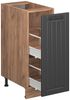 Apothekerschrank Fame-Line Dunkelgrau 30 cm , AP Eiche Vicco Bild 5