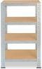 shelfplaza HOME 100x60x60 cm Schwerlastregal in grau-verzinkt mit 4 Böden und 175 kg Traglast pro Boden Bild 4