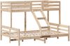 vidaXL Etagenbett 80x200/140x200 cm Massivholz Kiefer 3207165 Bild 3