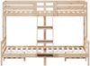 vidaXL Etagenbett 80x200/140x200 cm Massivholz Kiefer 3207165 Bild 4