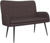 vidaXL 2-Sitzer Sofa Dunkelbraun 115 x 61 x 87 cm Stoff 42028906 Bild 2