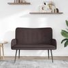 vidaXL 2-Sitzer Sofa Dunkelbraun 115 x 61 x 87 cm Stoff 42028906 Bild 3