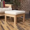 Marior HOME 'MEXICO' Tischhocker, Buchenholz, Unbehandelt, Creme Bild 2
