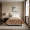 vidaXL Sommerdecke Taupe 135 x 200 cm Mikrofaser und Teddy-Fleece 42026205 Bild 4