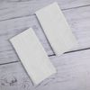 URAQT Herren Taschentücher Set 6 Stück Weiß Baumwolle Stoff 40x40cm Bild 4