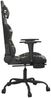 Gaming-Stuhl mit Fußstütze Schwarz und Tarnfarben Kunstleder, Drehbar [3143664] Bild 4