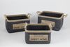 6x Filzkörbe 3er Set Grau Aufbewahrung Kisten Boxen Korb Taschen Regal Ordnung Bild 3
