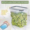 Vorratsdosen mit Deckel Luftdicht Set of 8 BPA-frei 14L Küche Organizer Bild 2