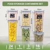 Vorratsdosen mit Deckel Luftdicht Set of 8 BPA-frei 14L Küche Organizer Bild 4