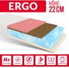 Matratze ERGO 100x200 Kaltschaum Kokos Latex Visco Bio Foam Schaum Klimafaser H2 H4 22 cm JERSEY Bild 3