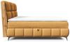 Boxspringbett Schlafzimmerbett CHARLIE PREMIUM 180x200cm Stoff Fibi Honiggelb Bild 2