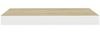 vidaXL Schweberegale 2 Stk. Eichen-Optik und Weiß 50x23x3,8 cm MDF 326574 Bild 5