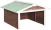 vidaXL Mähroboter Garage, Tannenholz, 72 x 87 x 50 cm, Braun / Weiß Bild 2