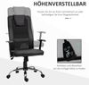 Drehstuhl 66x73x108-118 cm, ergonomisch und höhenverstellbar, schwarz Bild 4