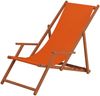 Liegestuhl terracotta Gartenstuhl Tisch Sonnendach Deckchair Buche Strandstuhl klappbar 10-309ST Bild 4