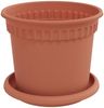vidaXL Blumentöpfe 6 pcs Ziegelrot Ø 15 x 12 cm Kunststoff 3403255 Bild 5