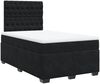 vidaXL Boxspringbett mit Matratze Schwarz 120x190 cm Samt 3290866 Bild 2