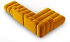 Micadoni Modulares Ecksofa offen Lupine 5-Sitzer Links Samtstoff Salvador Gelb Bild 4