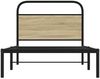 vidaXL Bettgestell ohne Matratze 107x203 cm Sonoma-Eiche Holzwerkstoff 4100254 Bild 4