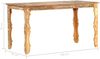 vidaXL Esstisch 140×70×76 cm Recyceltes Massivholz 286489 Bild 4