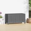 vidaXL Gartentruhe Grau 115x49x60 cm Massivholz Kiefer 823838 Bild 3