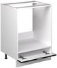 Herdumbauschrank Fame-Line Schwarz gestreift 60 cm ohne Arbeitsplatte Vicco Bild 4
