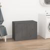 vidaXL Wäschetruhe Grau 88,5x44x66 cm Massivholz Kiefer 823571 Bild 3