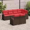 vidaXL Gartensofa-set Braun Poly-Rattan 3346084 Bild 3