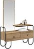 vidaXL Schminktisch mit Schubladen Artisan-Eiche Holzwerkstoff 8007688 Bild 2
