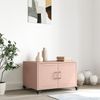 vidaXL Couchtisch Rosa 68x50x43,5 cm Stahl 846687 Bild 3