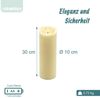 Relaxdays LED Kerze 30 cm hoch Bild 4