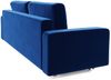 Sofa 3-Sitzer BELANO mit Schlaffunktion Blau Bild 2
