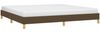 Bettgestell Dunkelbraun 200x200 cm Stoff [346845] Bild 3