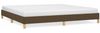 Bettgestell Dunkelbraun 200x200 cm Stoff [346845] Bild 2