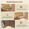 SoBuy Nachttisch FBT174/175, 2er set Nachtschrank Nachttisch hängend, Bettablage, Wandregal mit Bewegungssensor Licht, mit Schublade, Schlafzimmer Bild 4